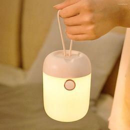 Night Lights Table Lamp Bedside Lamps USB Rechargeable Hanging Lantern LED Light Desk For Bedroom Living Room Sleep