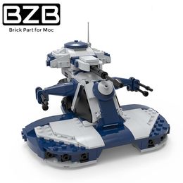 Blocks BZB MOC 75283 AAT Tank Building Block Set Space Wars Armoured Assault Vehicle Bricks Creative Assemble Toy Children Birthday Gift 230724