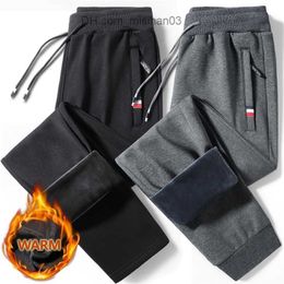 Men's Pants Men's Pants Winter Warm Men Cotton Fitness Sportswear Tracksuit Bottoms Skinny Sweatpants Trousers Track Mens Joggers M-8XL K340 220920 Z230727