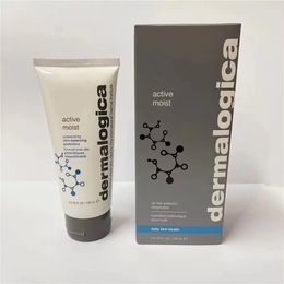 100ml Dermalogica Active Moist Cream 100ml Moisturiser Skin Care Face Creams Cosmetics Face Care High Quality Lotion 3.4oz Daily Skin Health Fast Free Shipping