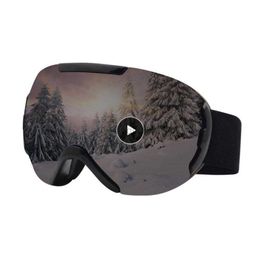 Ski Goggles Ski Goggles Multi-scene Eye Protection Ski Supplies Ski Glasses Windproof Anti-fog Stable Double Layer Polarized Light HKD230725