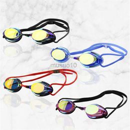 Goggles Professional Competition Swimming Goggles Anti-Fog Waterproof UV Protection Silica Gel Diving Glasses Racing Eyewear HKD230725