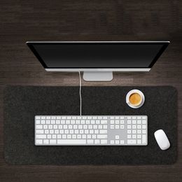 Non-Slip Felt Large Mouse Pad Gamer Keyboard Mat Deskpad Desktop Computer Keyboard Pad Student Writing Desk Mat Desk Accessories
