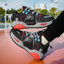 Boys Basketball Shoes New Kids Sneaker Outdoor Big Kids Non-slip Sports Shoes Footwear Shoes Basket Sport Kids Basketball Shoes