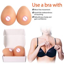 Breast Form Realistic Shemale Fake boobs False Breast Forms Crossdresser Boobs Silicone Adhesive Breast Tits For Drag Queen Crossdresser 230724