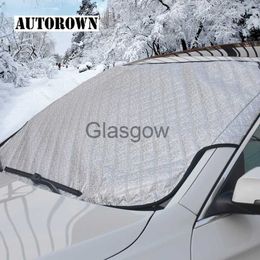 Car Sunshade AUTOROWN Sunshade Covers Car Windshield And Ordinary car covers Car Reflective Foil Car Windshield AntiUV Awning for car x0725