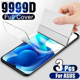 3PCS Clear Matte Hydrogel Film for ASUS Zenfone 7 8 Screen Protector for Asus Rog Phone 2 3 5 6 7 Pro 5S Not Tempered Glass L230619