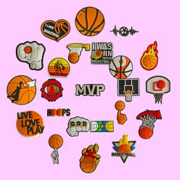 Shoe Parts Accessories Cute Cartoon Love Play Basketball-T1001 Charms For Clog Drop Delivery Otzbp