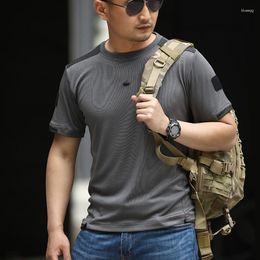Men's T Shirts 2023 T-shirt Breathable Tactical Quick Dry Summer Men T-shirts Combat Shirt Multifunction Military Tops Tees Male Sh