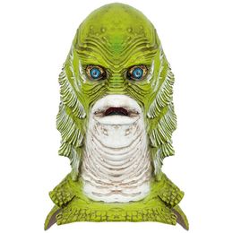 Monster Fish Creature Mask Halloween Dress Up Latex Novelty Costume Rubber Full Head Masks Free Shipping