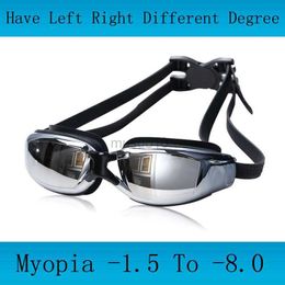 Goggles Adult Professional Myopia Swimming Goggles Men Arena Diopter Swim Eyewear Anti Fog Swimming Glasses Natacion Water Glasses HKD230725