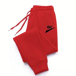 Fashion Brand LOGO Men Women Sports Pants Running Trousers Workout Jogging Red Long Pants Gym Sport Joggers for Men Fitness Sweatpants Tracksuit