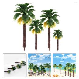 Decorative Flowers Artificial Tree Mini Tropical Trees Adorable Miniature Sand Table Supplies Lifelike