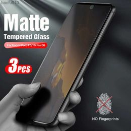 3PCS Anti-Fingerprint Matte Tempered Glass For Xiaomi PocoF5 Poco F5 F 5 Pro 5G 6.67" Phone Screen Protector Frosted Film Cover L230619