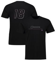 Men's T-shirts F1 Racing T-shirt Formula 1 Team Fashion Black Pink Polo Shirt T-shirt Summer Mens Womens Race Event Plus Size Jersey T-shirts 0pjw