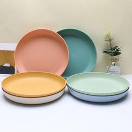 Piatti 6 pezzi Set infrangibile Risparmio di spazio Colorato Sano Pranzo all'aperto Cena ecologica Forniture per la casa