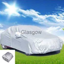 Car Sunshade SXXL universal car full car cover car clothing snow ice fabric UV sunshade folding car outdoor protection cover x0725