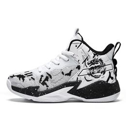 High Top Kids Basketball Shoes Mesh Children Outdoor Casual Sneakers Boys Girls Non-slip Breathable Running Shoes Basket Enfant