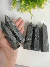 8-11cm Natural Crystal Wand Firework Stone Quartz Point Plating Gemstone Tower Mineral Specimen Healing