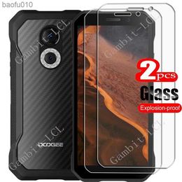 2PCS FOR Doogee S61 Pro 6.0" HD Tempered Glass Protective On DoogeeS61 S61Pro DoogeeS61Pro Phone Screen Protector Film Cover L230619