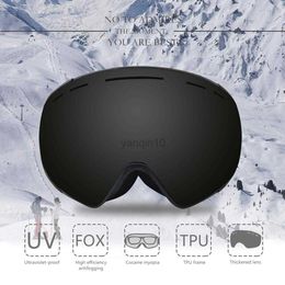 Ski Goggles Adult Ski Goggles Anti-fog Protect Over Glasses HKD230725