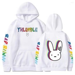 Men's Hoodies Cartoon Bad Kawaii Sweatshirts Harajuku Graphic Hip Hop Y2k Women Men Teen Gift Gothic Trend Streetwear