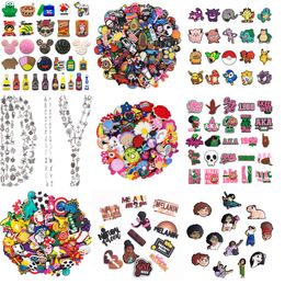 Shoe Parts Accessories Black Girl Magic Clog Charms Cartoon Charm Clogks Fit For Decoration Sandals Bracelet Wristband Drop Series Randomly