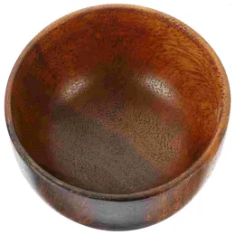 Bowls Wood Salad Bowl Big Wooden Fruit Serving Large Japanese-style Small Kitchen Counter