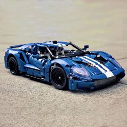 Action Toy Figures 1400Pcs city high-tech sports car Supercar 1 12 V6 GT compatible with 42154 Toy model building blocks children's gifts 230720