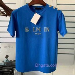 Luxury Brand 2023 Designer Mens T-shirts Shirts Tees Paris Summer Womens Letter Short Sleeve Printed Round Neck Loose Printing Tees Man