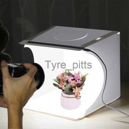 Flash Diffusers LED Lightbox Mini Desktop Photo Studio Box Folding Shooting Light Box Photography Photobox Tent Lightbox Kit 6 Colours Backdrops x0724 x0724 x0718