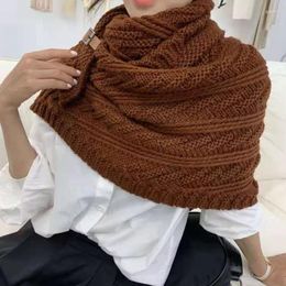 Scarves Warm Knitting Triangle Scarf Women's Thick