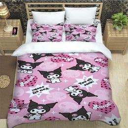 cute cartoon kuromis Bedding Sets exquisite bed supplies set duvet cover bed comforter set bedding set luxury birthday gift