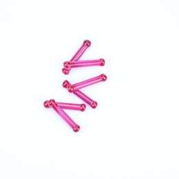 3*4*20MM Bone shape Ruby Terp Pearl Ball Smoking Pill Spinning Insert Dab Bead Capsule For Quartz Banger Nail Rigs Water Bong