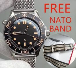 U1 Top AAA Free Nato Band No time to die Mens Watches Ceramic Bezel Automatic Movement Mechanical Goods Orologio James Bond 007 watch montre de luxe 40mm Wristwatches