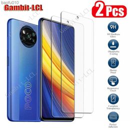 HD Original Protective Tempered Glass For Xiaomi Poco X3 Pro NFC GT M2102J20SG M2007J20CG Phone Screen Protector Cover Film L230619