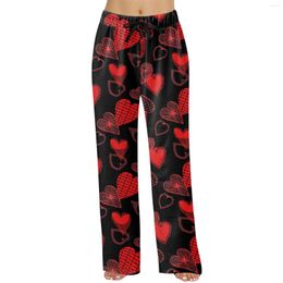 Women's Pants Sweatpants Women Plus Size Plaid Lace Cotton Can Be Worn Outside Pyjamas Home Clothing Y2k Streetwear