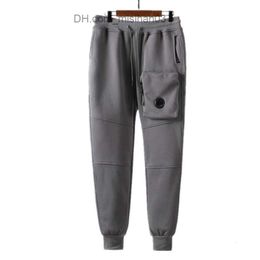 Men's Pants 2021FW Men's winter style jogger Wei pants fashion brand sports pant Same for men Plush and thicken trousers 2-color black grey sweatpants Z230726