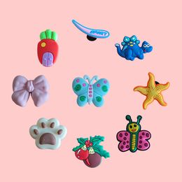 Shoe Parts Accessories Cute Cartoon Bee Butterfly-T1097 Charms For Clog Drop Delivery Ot7Gt