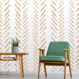 Wallpapers Herringbone Peel And Stick Wallpaper Geometric Lines Self Adhesive Modern Wall Furniture Covering Film Roll