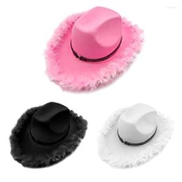 Berets Bridal Party Hat Bride Cowboy Cowgirl Bachelorette DropShip