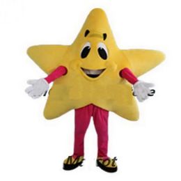 High Quality Yellow Five-pointed Star Mascot Costume Cartoon Set Birthday Party Role-Playing Adult Size Carnival Christmas Gift