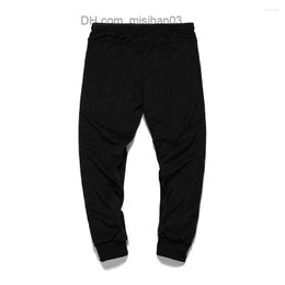 Men's Pants Men's Pants Men Fleece Warm Cargo Loose Print Plush Thermal Drawstring Trousers 2023 Autumn Winter Sports Outwear Sweatpants Z230726