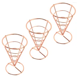 Flatware Sets Vegetable Rack Fried Chicken Holder French Fries Chips Stand Multi-use Basket