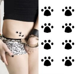 Waterproof Temporary Tattoo Sticker on body sexy cat footprints tatto stickers flash tatoo fake tattoos for girl women