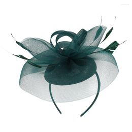 Bandanas Vintage Hats Veil Wedding Gauze Fascinator Women Banquet The Flowers Tea Party Headpiece Silk Miss