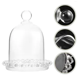 Plates Glass Shelf Party Supplies Cake Display Plate Dome Covered Appetizer Holder Tray