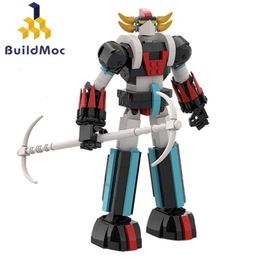 Action Toy Figures Ideas Anime Goldoraked UFO Robot Grendizer Space Hightech Mecha Robots Cartoon Model Building Blocks Kid Toys 230810