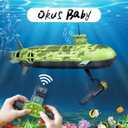 Electric/RC Boats Omnibearing remote control Seawolf upgrade version RC Big submarine 6-Channel 35cm RC Nuclear power Submarine kids toy 230724