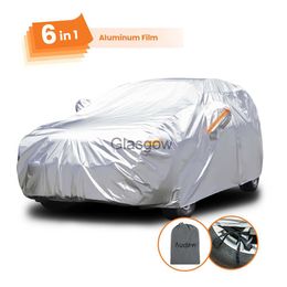 Car Sunshade Winter Thickening SUV Car Cover Snowproof Waterproof AntiUV Full Auto Body Shelter Protection For NissanBMWBenzToyota x0725